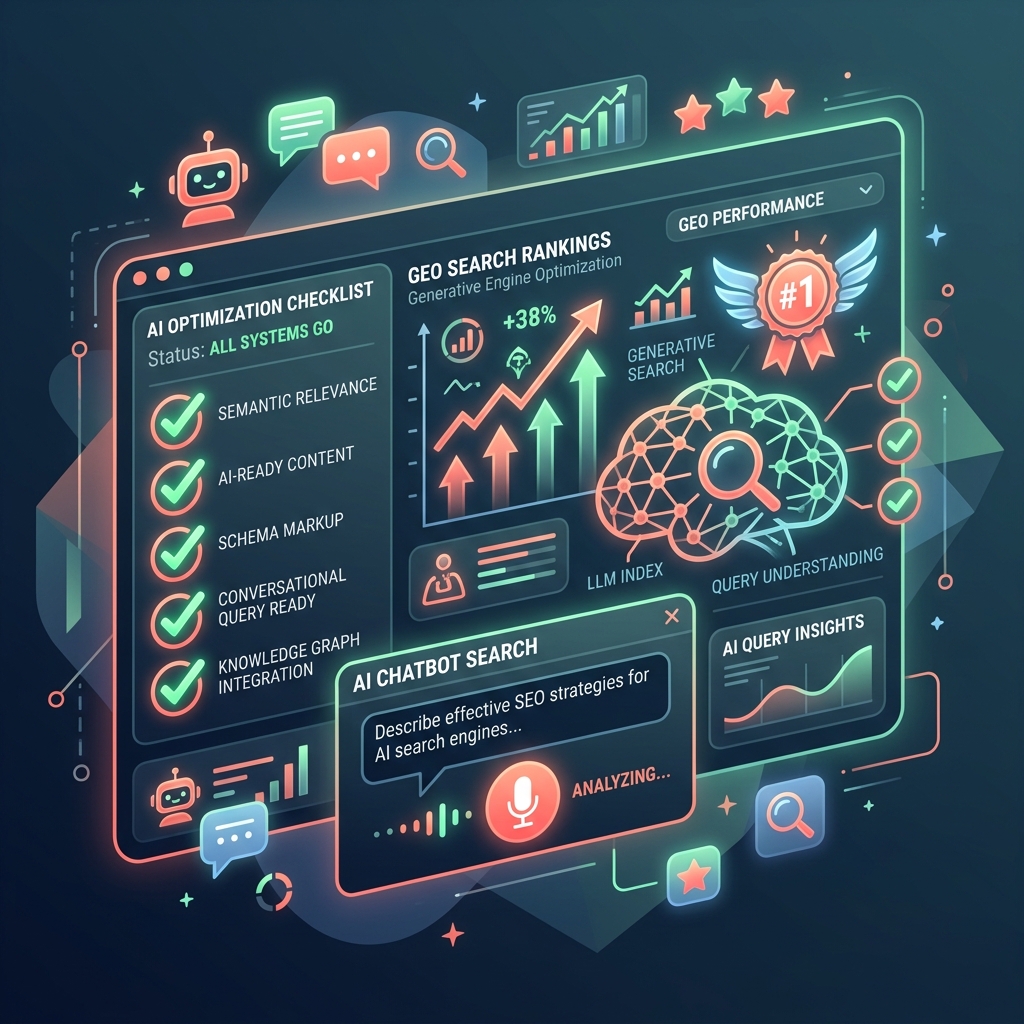 GEO and AEO AI Search Engine Optimization Checklist